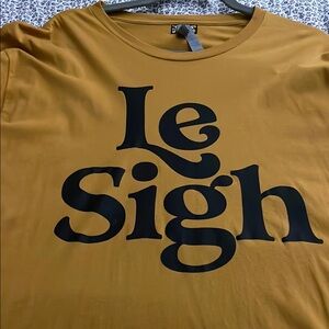 Le Sigh Mustard Short Sleeve Tee